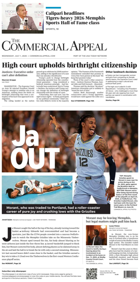 Cover of The Commercial Appeal