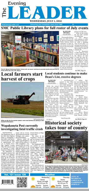 Cover of The Evening Leader