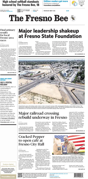 Cover of The Fresno Bee