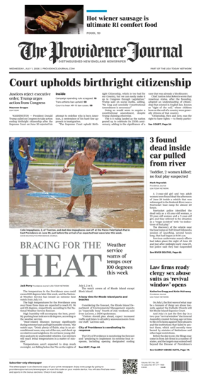 Cover of The Providence Journal