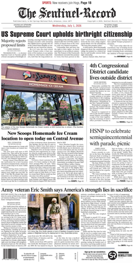 Cover of The Sentinel-Record