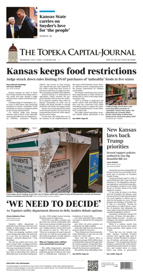 Cover of The Topeka Capital-Journal