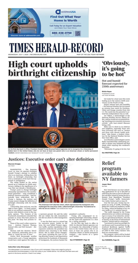 Cover of Times Herald-Record