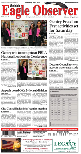 Cover of Westside Eagle-Observer