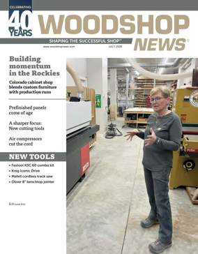 Cover of Woodshop News