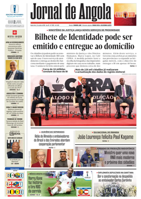 Cover of Jornal de Angola