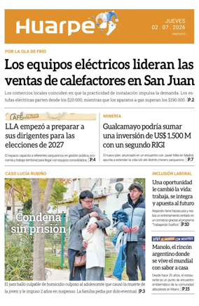 Cover of Diario Huarpe