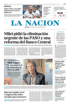 Cover of La Nacion