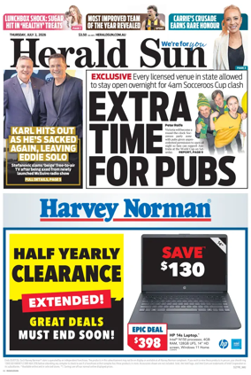 Cover of Herald Sun