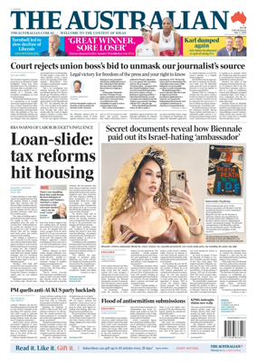 Cover of The Australian