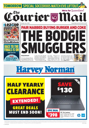 Cover of The Courier-Mail
