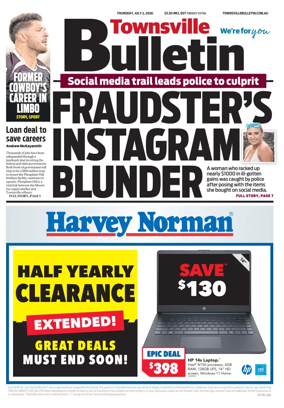 Cover of Townsville Bulletin