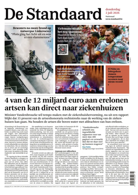 Cover of De Standaard