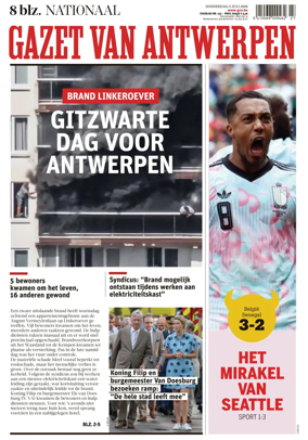 Cover of Gazet van Antwerpen Stad en Rand