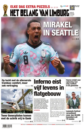 Cover of Het Belang van Limburg