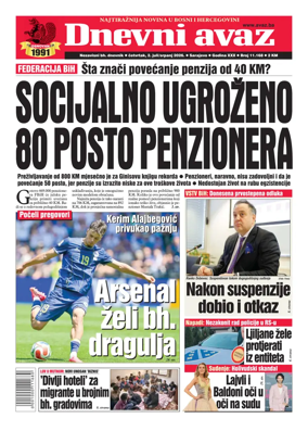 Cover of Dnevni avaz