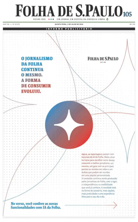 Cover of Folha de S.Paulo