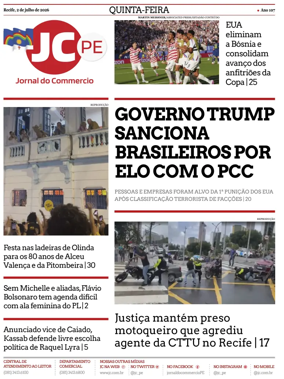 Cover of Jornal do Commercio