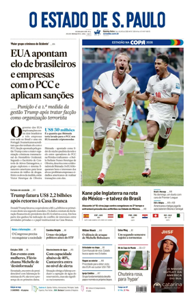 Cover of O Estado de S. Paulo