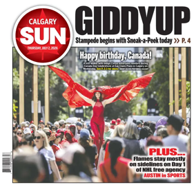 Cover of Calgary Sun