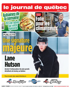 Cover of Le Journal de Quebec