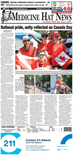 Cover of Medicine Hat News