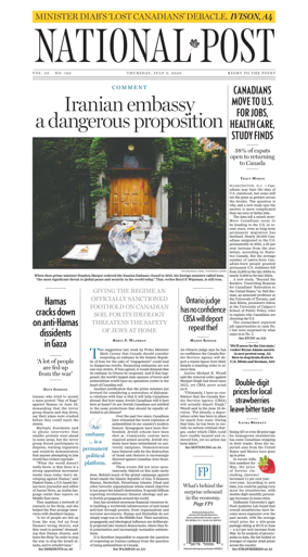 Cover of National Post - (National Edition)