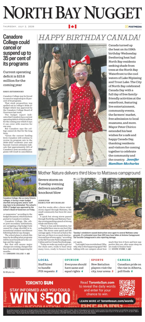 Cover of North Bay Nugget