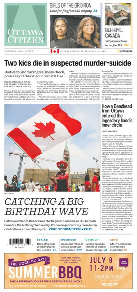 Cover of Ottawa Citizen