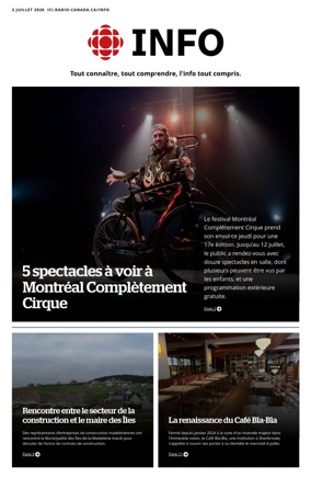 Cover of Radio-Canada Info