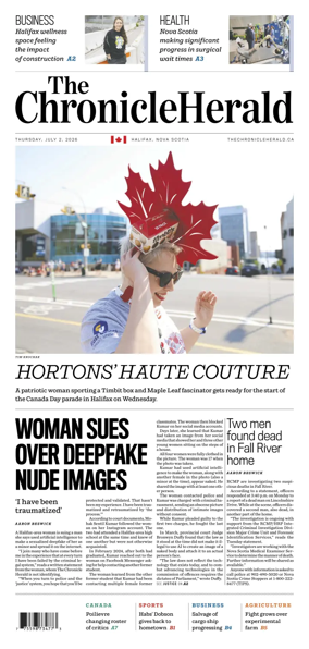 Cover of The Chronicle Herald (Metro)