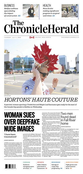 Cover of The Chronicle Herald (Provincial)