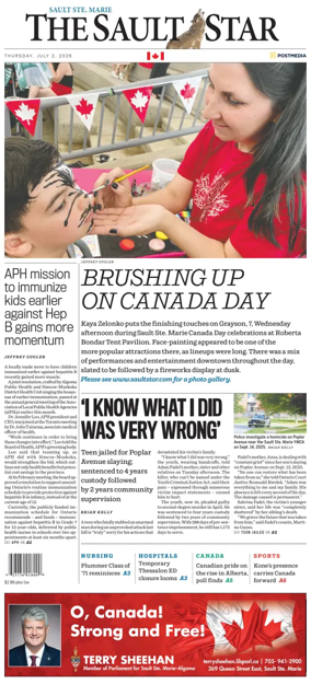 Cover of The Sault Star