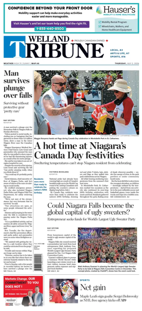 Cover of The Welland Tribune