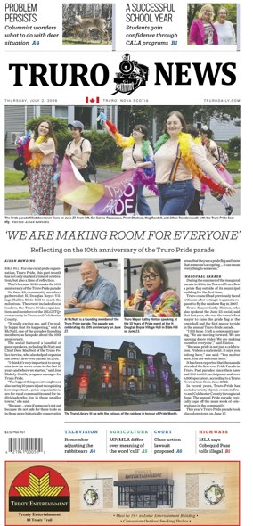 Cover of Truro News