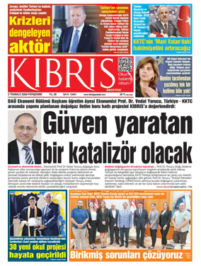 Cover of Kibris Gazetesi