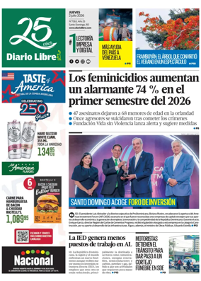 Cover of Diario Libre (Republica Dominicana)