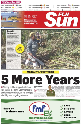Cover of Fiji Sun