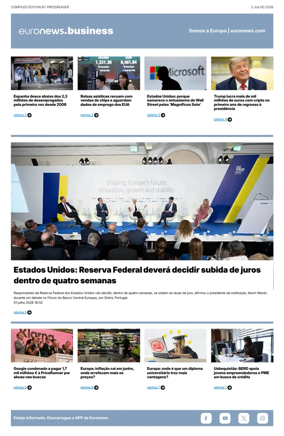 Cover of Euronews Business (Portuguese)