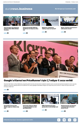 Cover of Euronews Business (Turkish) Compiled Editions