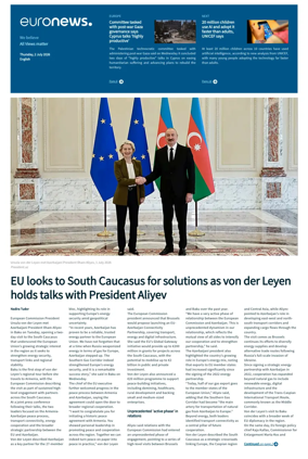 Cover of EuroNews (English Edition)