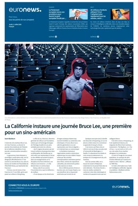 Cover of EuroNews (French Edition)