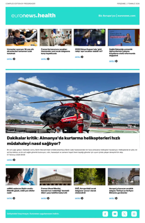 Cover of Euronews Health (Turkish) Compiled Edition