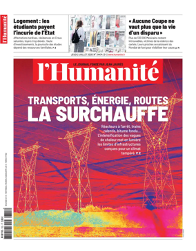 Cover of L'HUMANITE