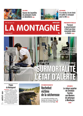 Cover of La Montagne (Montlucon)