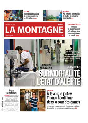 Cover of La Montagne (Moulins)