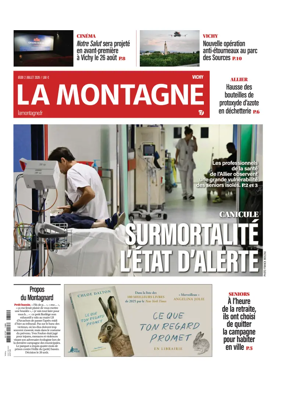 Cover of La Montagne (Vichy)