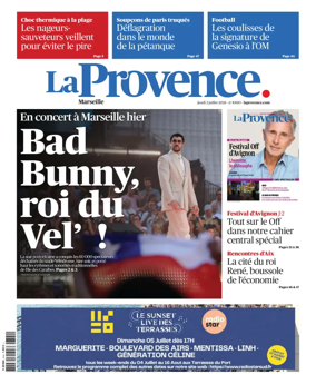 Cover of La Provence Marseille