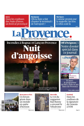 Cover of La Provence Martigues-Istres-Vitrolles-Marignane