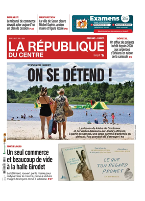 Cover of La Republique du Centre (Orleans - Loiret))